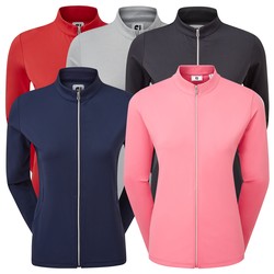 FootJoy Ladies Full Zip Mid Layer Chill Out Golf Sweater