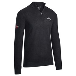 Callaway Mens 1/4 Blended Merino Golf Sweater