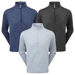FootJoy Mens ThermoSeries Space Dye Half-Zip Golf Pullover