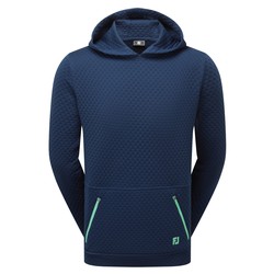 FootJoy Mens Textured Knit Golf Hoodie