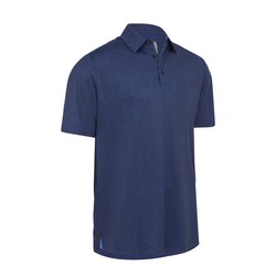 Callaway Mens Trademark Geo Print Golf Polo Shirt