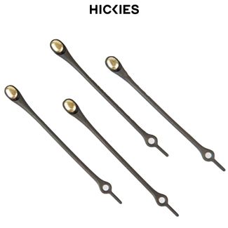 Hickies Elements Metallic Lacing System Black Gold