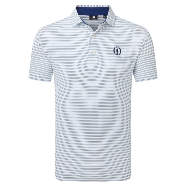 FootJoy Open Championship 2025 Open Stripe Lisle Golf Polo Shirt