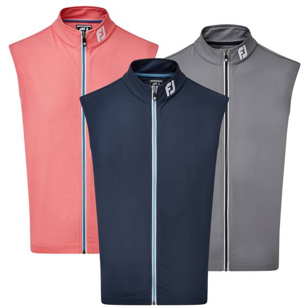 FootJoy Mens Full Zip Knit Golf Vest