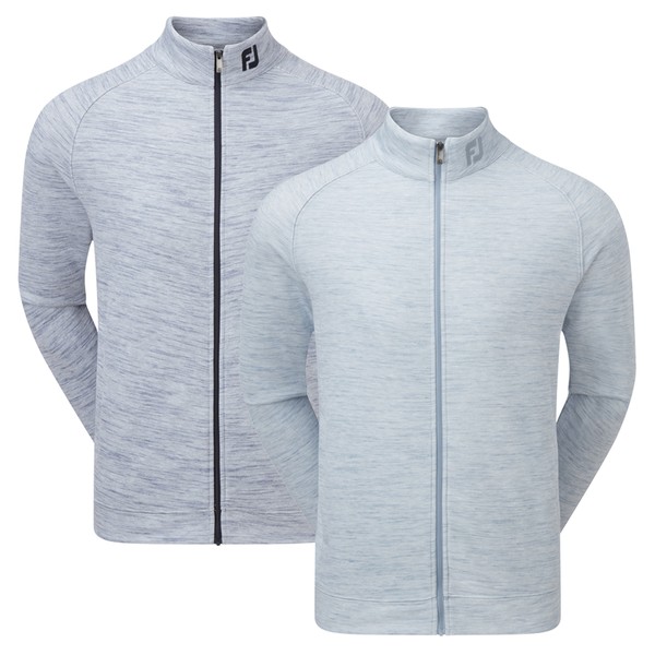 FootJoy Men's Space Dye Full-Zip Chill-Out Pullover