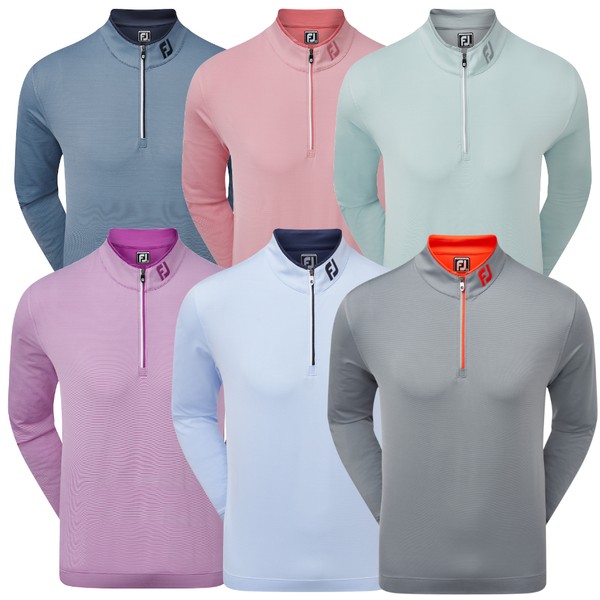 FootJoy Men's Lightweight Micro Stripe Chill Out Pullover