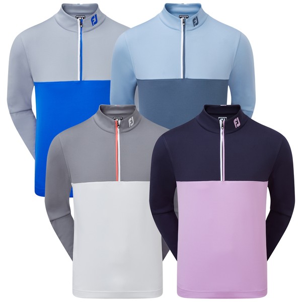 FootJoy Men's Colour Blocked Chill Out Pullover