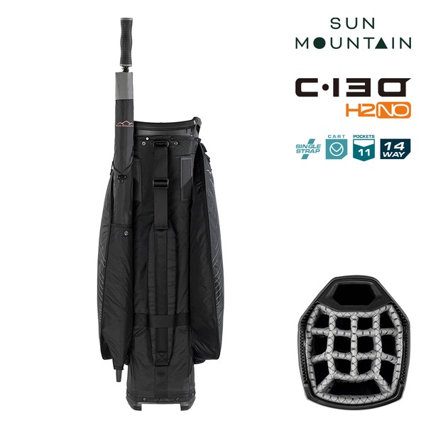 SUN MOUNTAIN C130 ゴルフバッグ Sun Mountain H2NO C-130 Waterproof Golf Bag