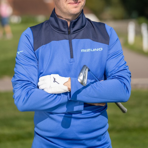 Mizuno Mens Tech Quarter Zip Golf Pullover