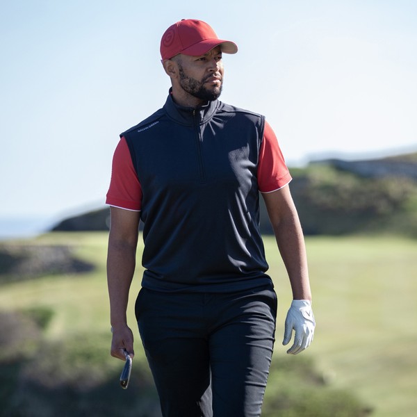 メンズウェア Local GOLF Simple Fleece VEST | Green Simple Fleece VEST | Green – Local GOLF