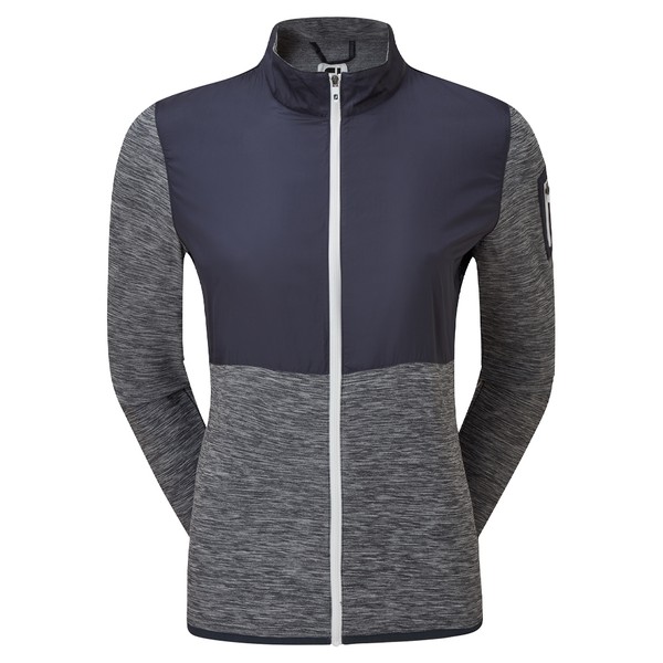 FootJoy Ladies Full Zip Space Dye Midlayer Chill Out