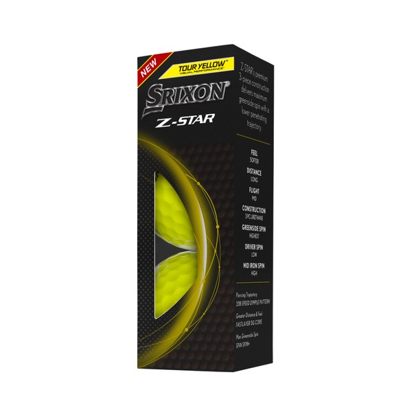 Srixon Z Star Yellow Golf Balls 4 for 3 Offer