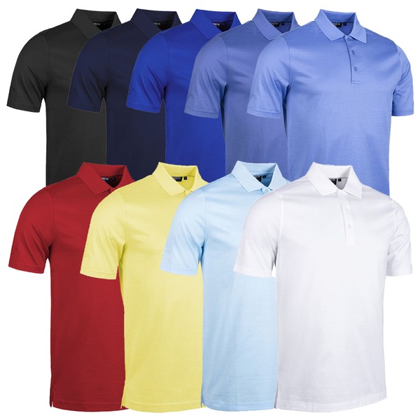 Glenmuir Men's Tarth Luxury Plain Mercerised Golf Polo MSL7284