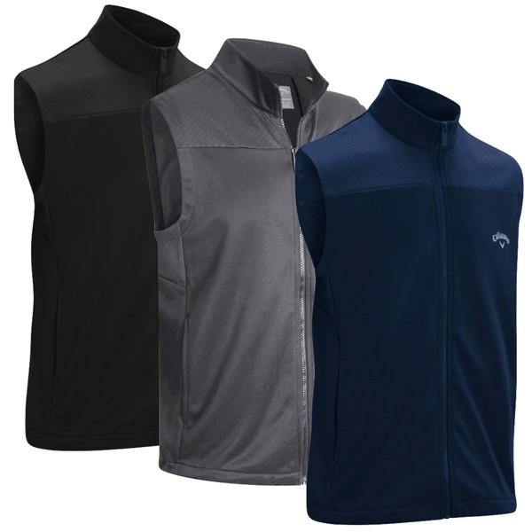 Callaway Mens SwingTech High Gauge Fleece Golf Vest 