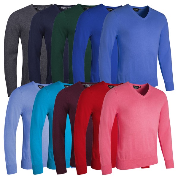 Glenmuir Mens Eden Supersoft Cotton V 