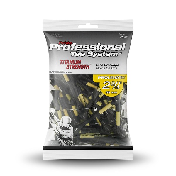 2 3/4 Inches X 75 Tees Packaging