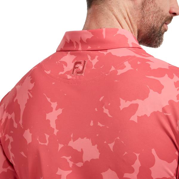 FootJoy Mens Camo Floral Print Polo 