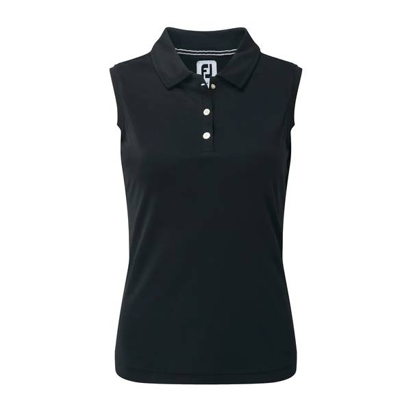FootJoy Ladies Interlock Sleeveless Solid Golf Shirt SALE