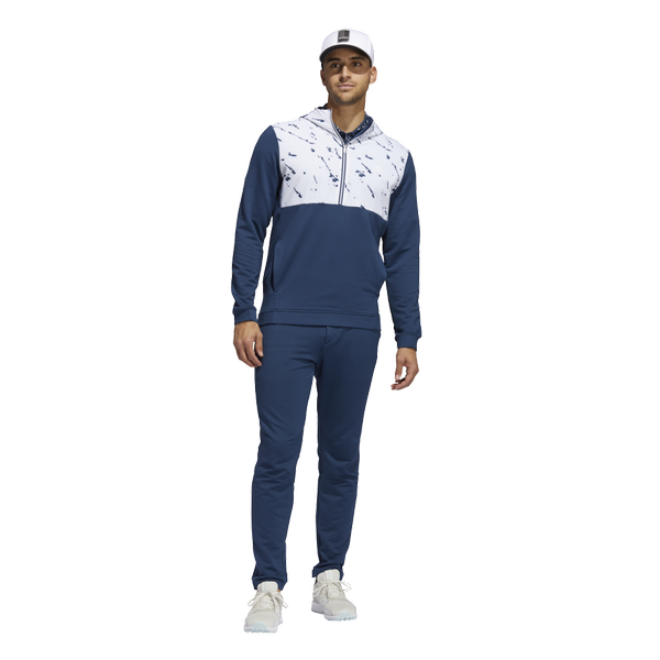 adidas Mens Primeblue Cold Ready Quarter Zip Golf Top - New