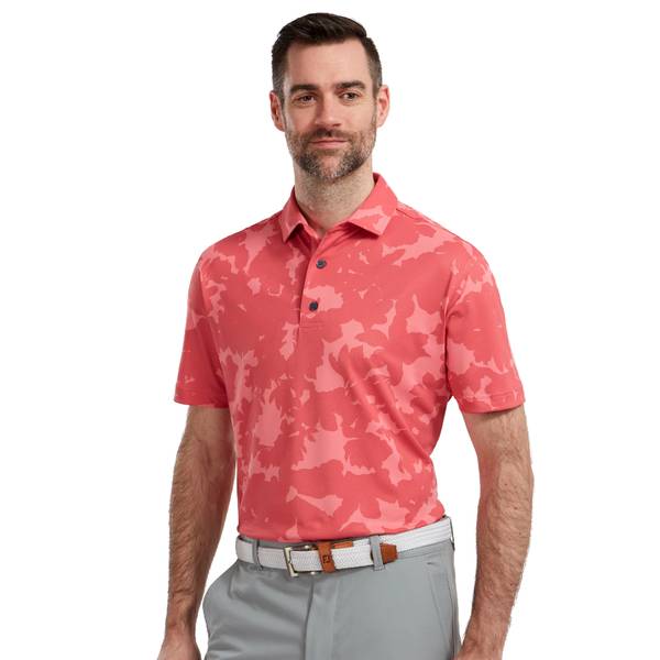 FootJoy Mens Camo Floral Print Polo 