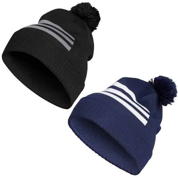 adidas 3 Stripes Pom Pom Beanie Hat