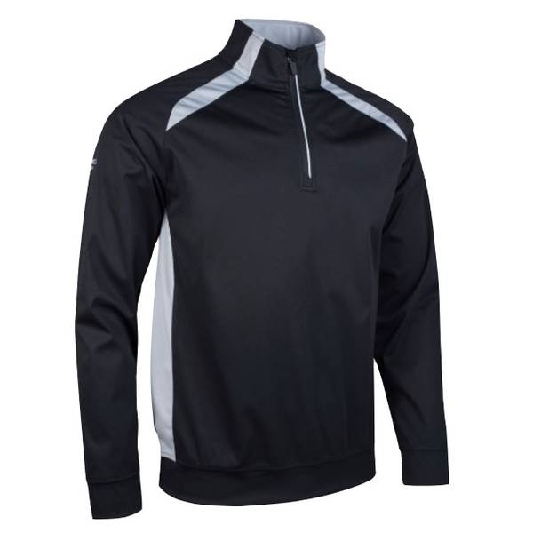 Glenmuir Mens Killin Zip Neck Contrast Panel Golf Midlayer 