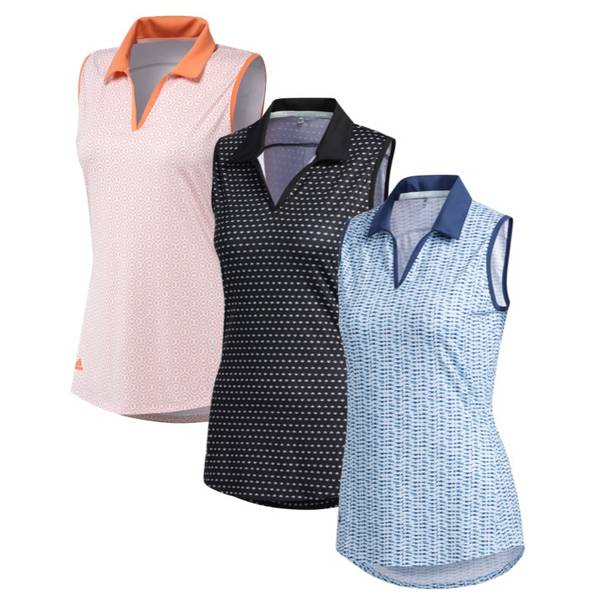 Ultimate Printed Sleeveless Polo