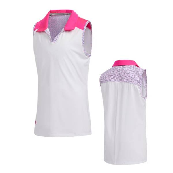 Printed Colour Block Polo Shirt 