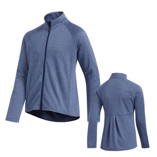 Heathered Full Zip Knit Jacket