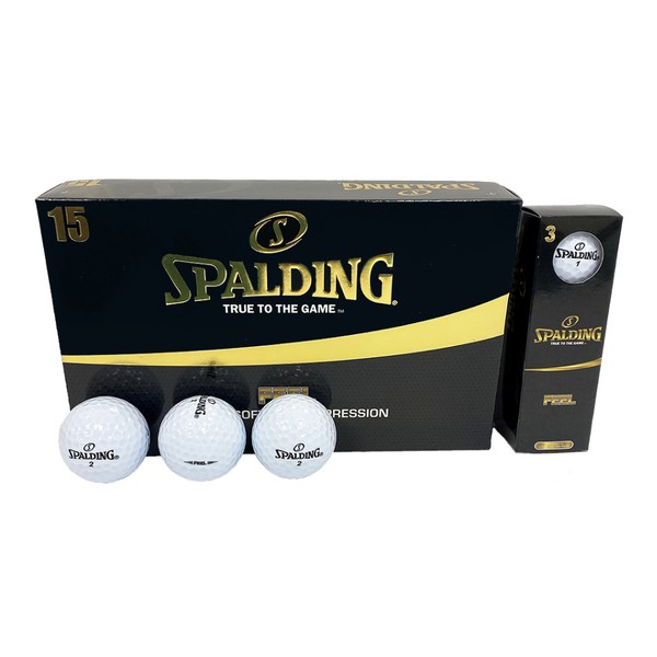 Spalding Feel Golf Balls 15 Ball Back