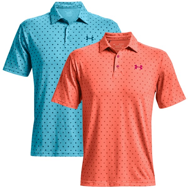 Under Armour Mens Playoff 2.0 Florals Golf Polo 