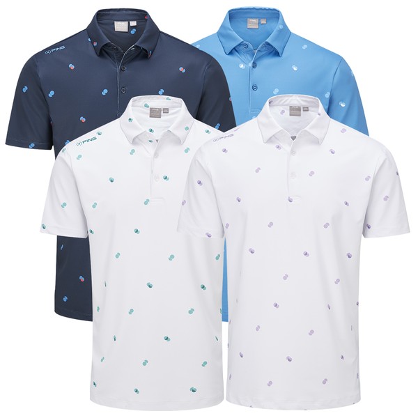 Ping Two Tone Mens Golf Polo Shirt