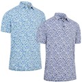 Callaway Mens Filtered Floral Print Golf Polo 