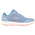 Blue Mesh/ Coral Trim