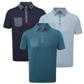 FootJoy Men's Tonal Trim with Chest Pocket Polo Shirt