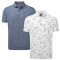 FootJoy Mens Tropic Golf Lisle Polo Shirt