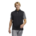 Mens Club Quarter Zip Golf Vest black-gh7080
