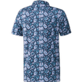 Mens Cobblestone Print Golf Polo AW21 sonic-aqua-gu2661
