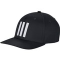 Mens Tour Three Stripes Golf Cap Black