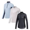 Aeroready UPF50 Printed Long Sleeve Polo