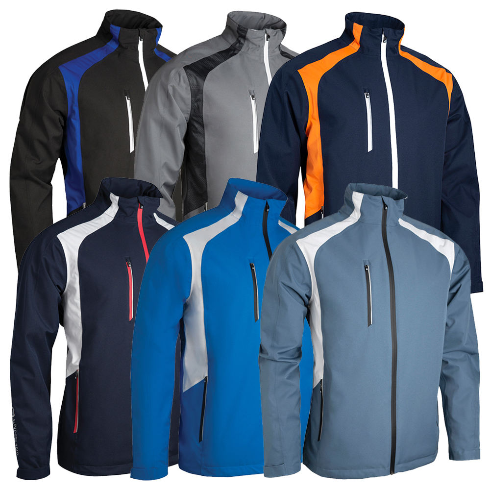 Sunderland Mens Valberg Panelled Waterproof Golf Jacket