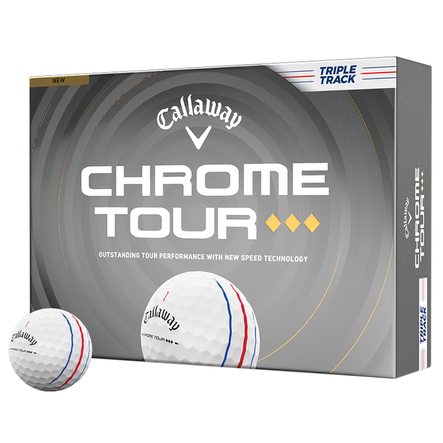 Callaway 2026 Chrome Tour Triple Diamond Golf Balls