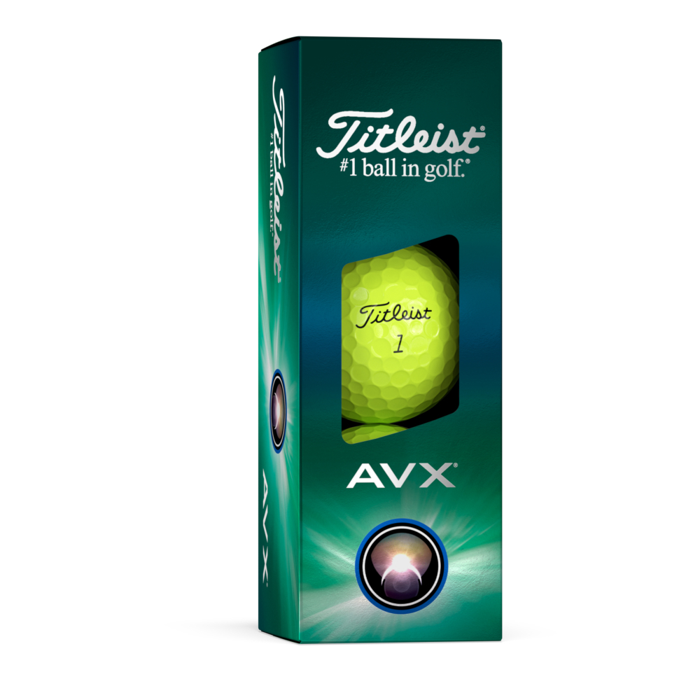 Titleist AVX Yellow Golf Balls 2024