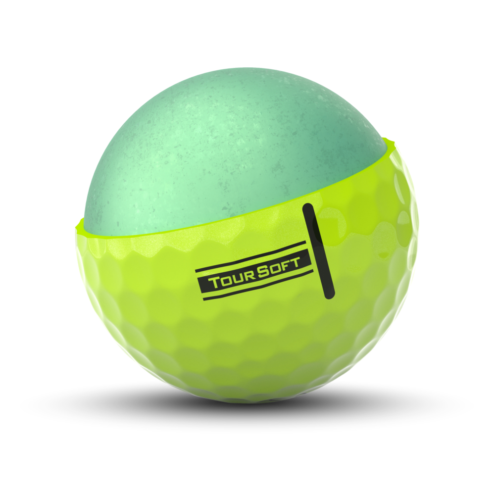 Titleist Tour Soft Yellow Golf Balls 2024