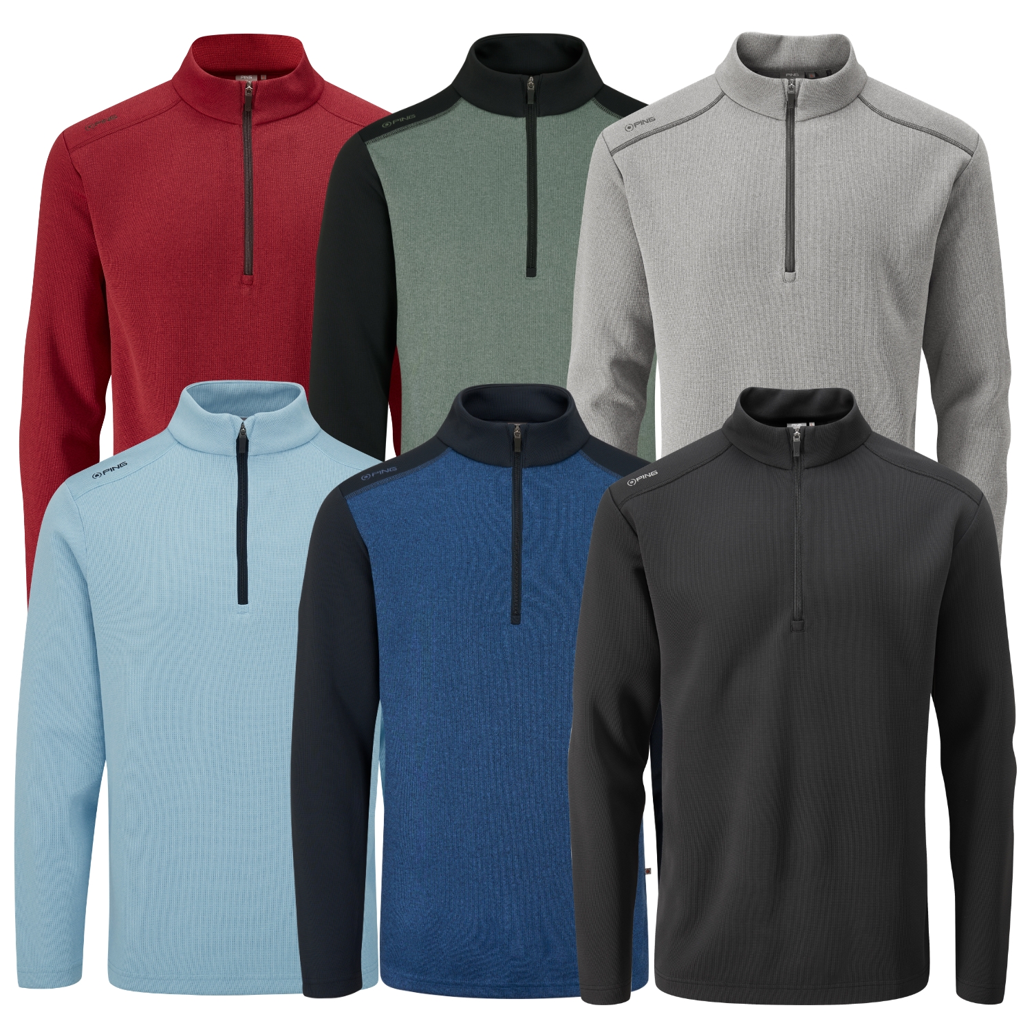 Ping Ramsey Half Zip Fleece Golf Top