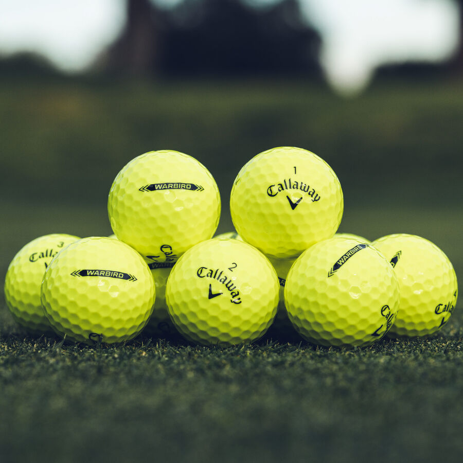 Callaway Warbird Yellow Golf Balls