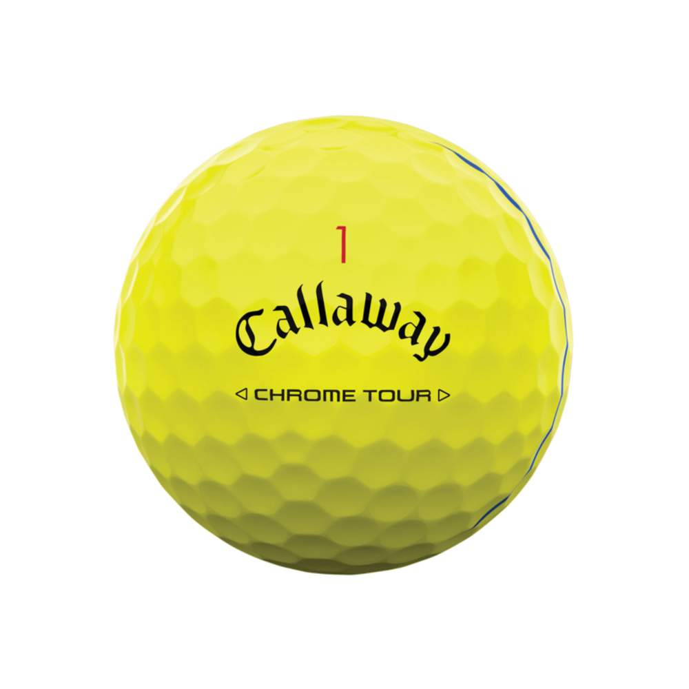 Callaway 2024 Chrome Tour Triple Track Golf Balls Yellow