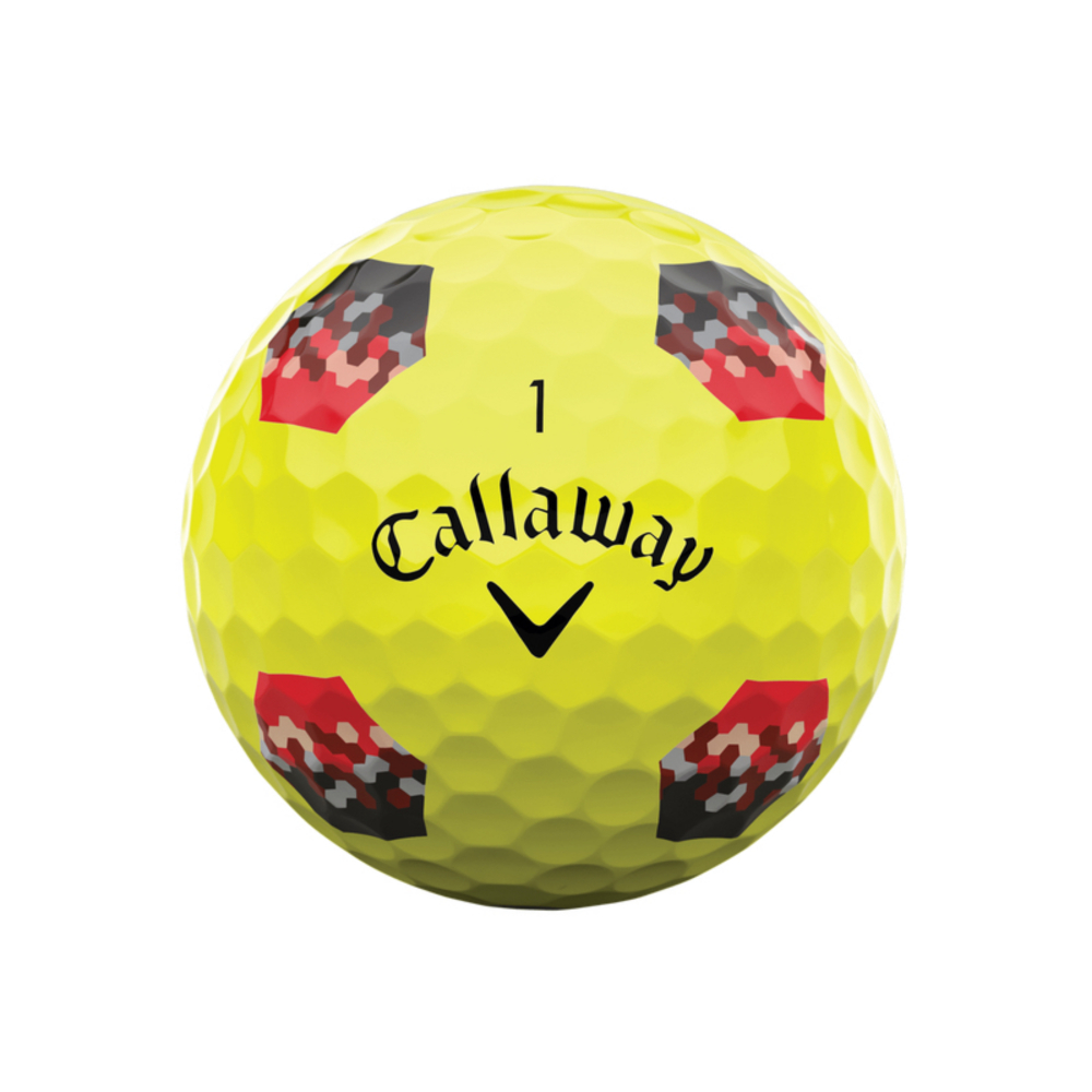 Callaway 2024 Chrome Tour TruTrack Golf Balls Yellow
