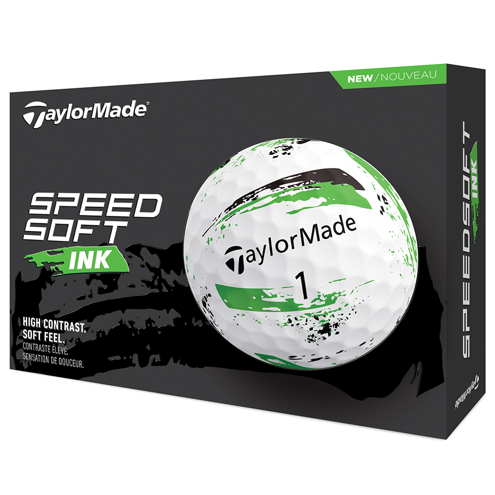TaylorMade Speedsoft Ink Green Golf Balls