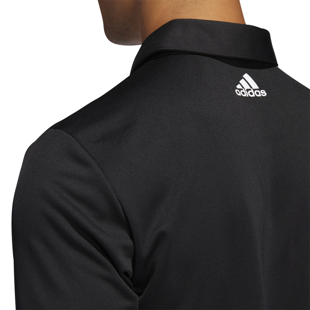 adidas zip polo